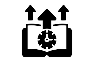 Future improve solid icon, a Solid Icon by Creative priyanka