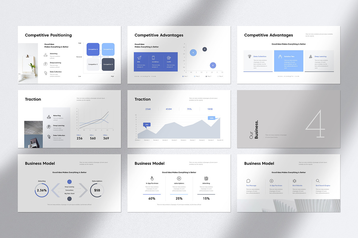 Business Pitch Deck PowerPoint, a Presentation Template by GoldenPixelStudio (Photo 14 of 25)