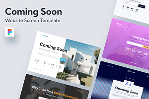 Web Coming Soon Design Template