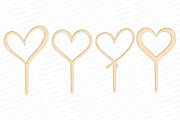Valentines Day Heart Cake Topper svg, a Pattern Graphic by MegaPrezencik (Thumbnail 4 of 7)
