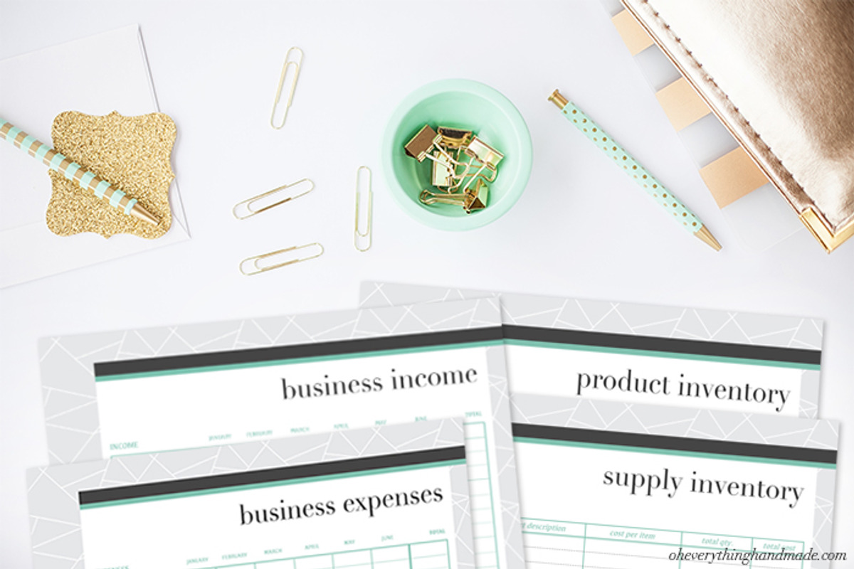 Small Business Tax Kit printable PDF, a Templates & Theme by OhEverythingHandmade (Photo 5 of 6)