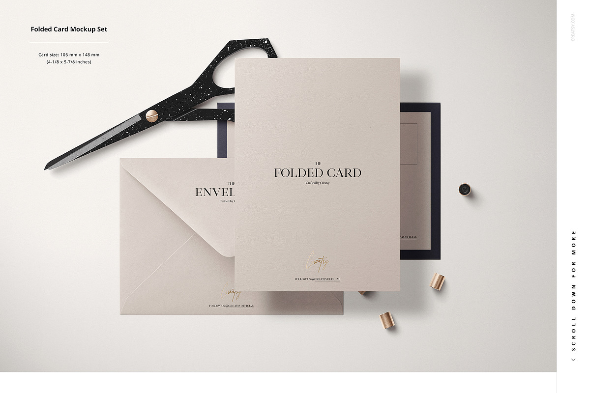 Envelopes & Cards Mockup Bundle, a Stationery Template by creatsy5 (Photo 12 of 18)