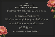 Oh Sweetheart Handwritten Font Duo, a Handwritten Font by SNIPESCIENTIST (Thumbnail 26 of 27)