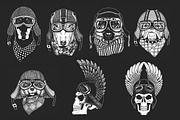 Animal motorcycle emblem logo, a Branding & Logo Template by Art Loft (Thumbnail 4 of 5)