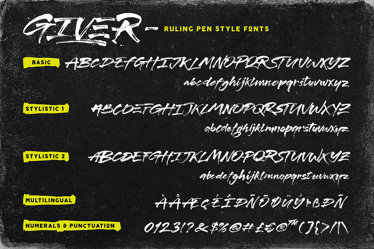 Giver Font + Extras preview 7
