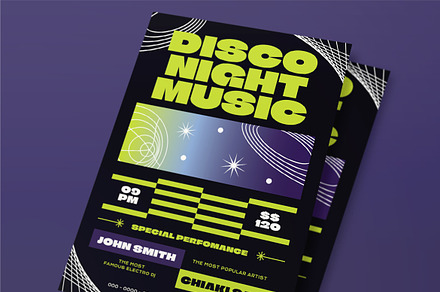 Disco Night Music Flyer