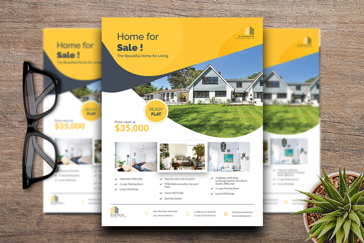 Real Estate Flyer, a Flyer Template by Addaxx (Photo 1 of 2)