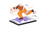 Active people in motion concept set, a Person Illustration by Good Studio (Thumbnail 12 of 17)