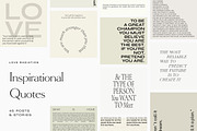 BUNDLE Instagram Quotes Templates PS, a Social Media Template by Love Radiation Studio (Thumbnail 5 of 12)