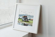 Watercolor Road Trip & Landscapes, an Illustration by Yorda Studio (Thumbnail 8 of 11)