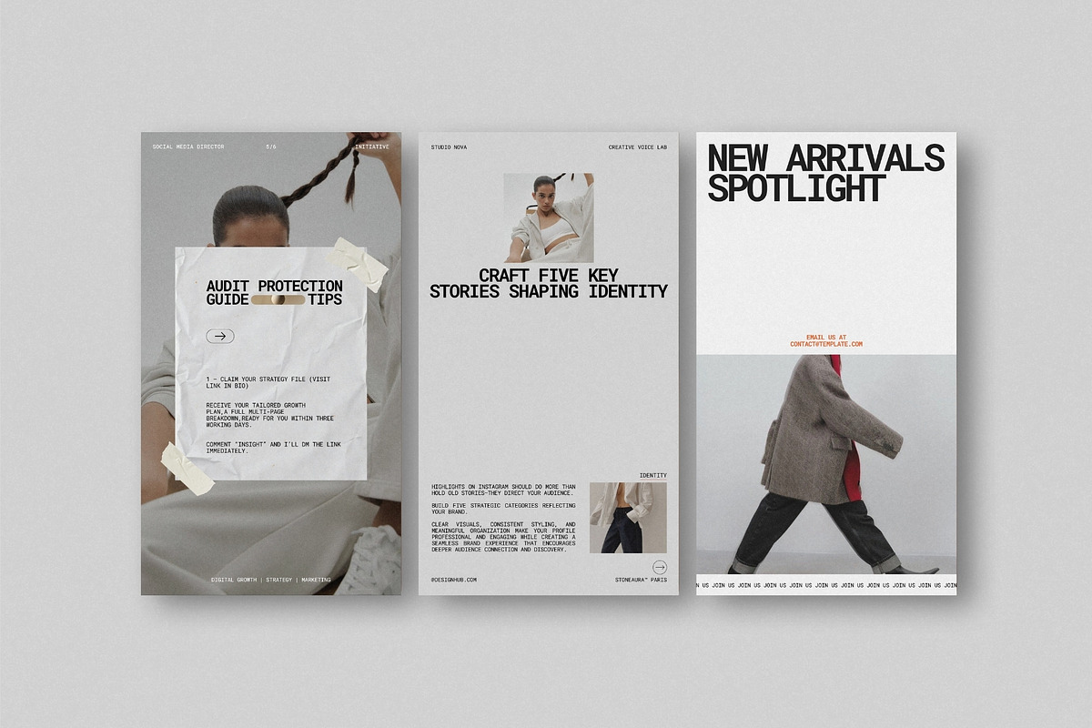 ZENO | Instagram Template (III), a Social Media Template by The Aesthetic Studio (Photo 5 of 10)