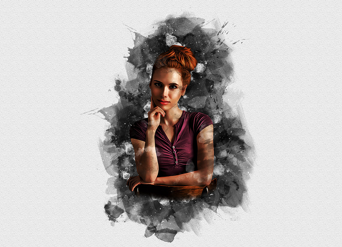 Watercolor Effect Photoshop Action B, an Action Add-On by Studio Retouch (Photo 10 of 28)