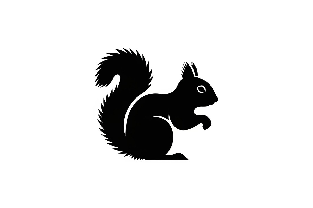 Squirrel Silhouette Vector Bundle, an Illustration by yasushie (Photo 43 of 48)