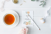 Forest Green & Blush Pink, an Object Illustration by OJardin (Thumbnail 3 of 9)