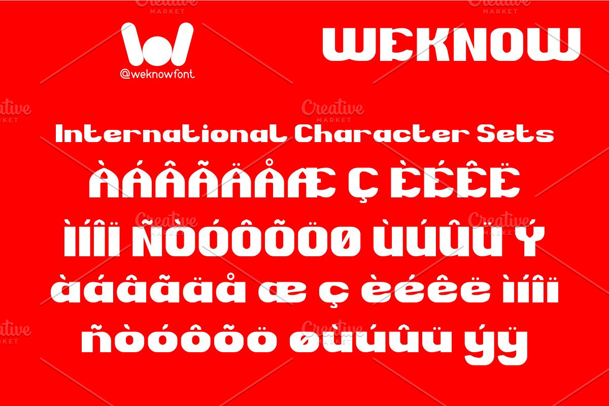 Big Power font, a Sans Serif Font by weknow (Photo 8 of 8)