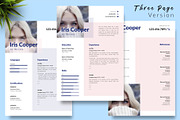 Modern Resume Template / CV - Iris, a Resume Template by Templates Design Co. (Thumbnail 4 of 17)