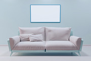 Interior mockup with frame, a Product Mockup by 2D/3D (Thumbnail 3 of 8)