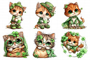 St. Patrick's Cat Clipart PNG, an Illustration by Daily.Designs (Thumbnail 8 of 8)