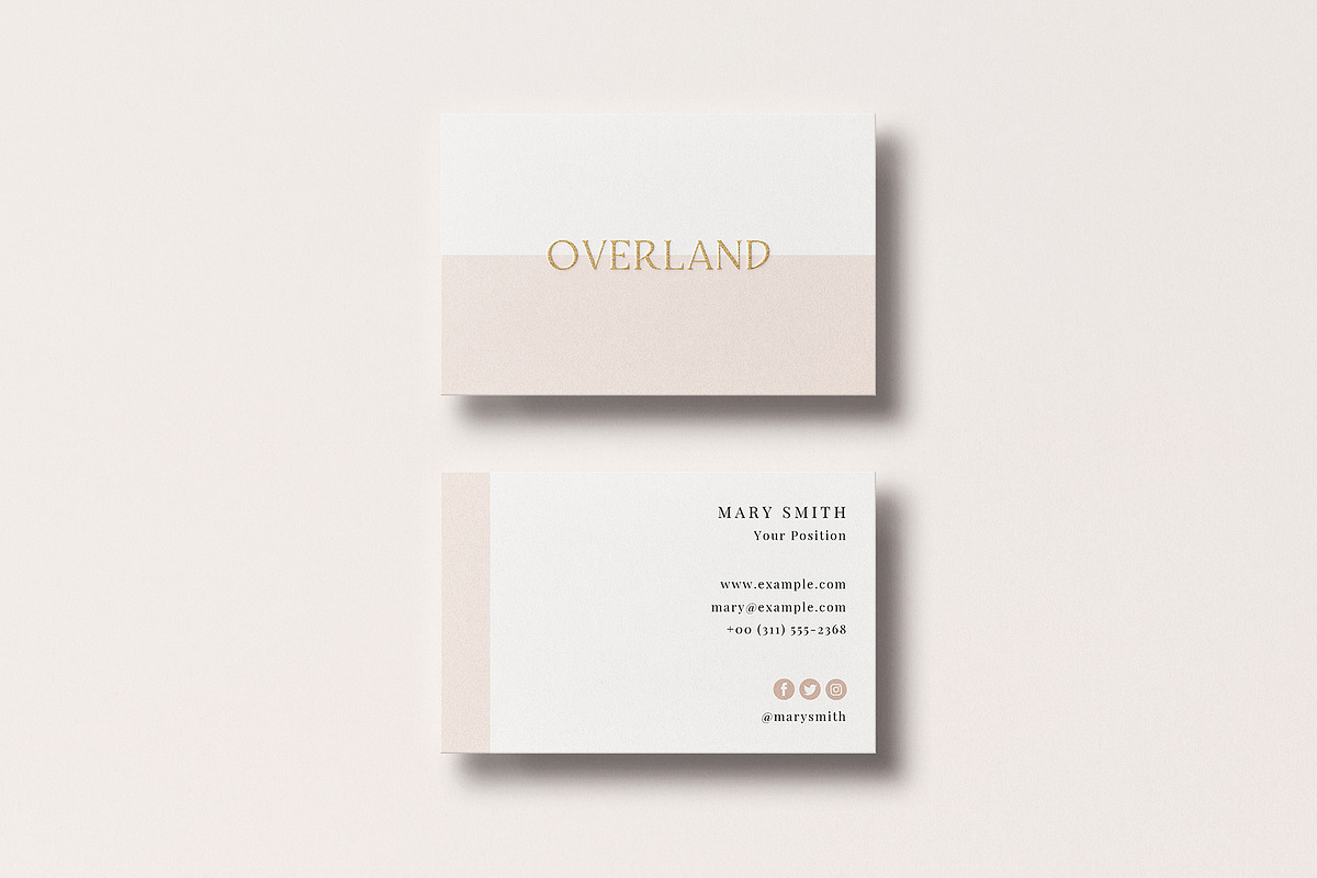 Business Card Mockup Template Logo, a Business Card Template by PrintPixel (Photo 3 of 8)