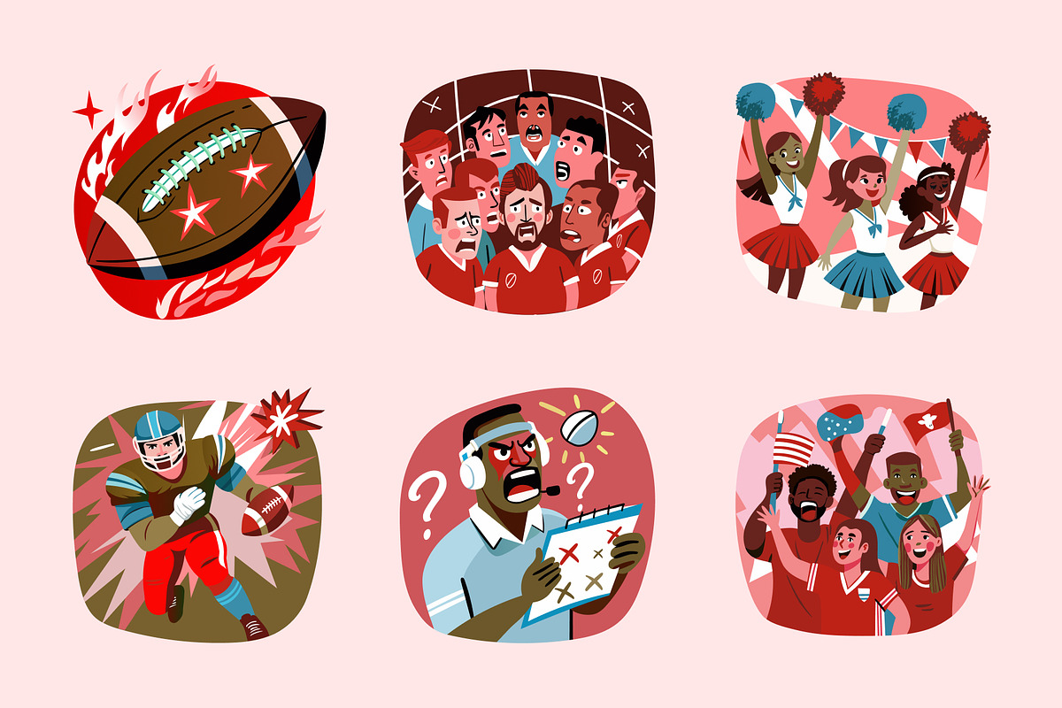 Sports Illustrated NFL Vectors, a Sport Illustration by Creative Stall (Photo 7 of 9)
