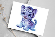 Watercolor Cute Evil Animals Clipart, an Illustration by Canvas Craft (Thumbnail 4 of 7)