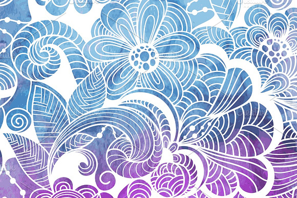 Vector Winter Lacy Pattern On Water