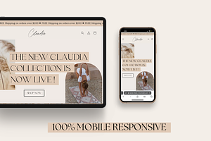 Claudia - Boho Shopify Theme