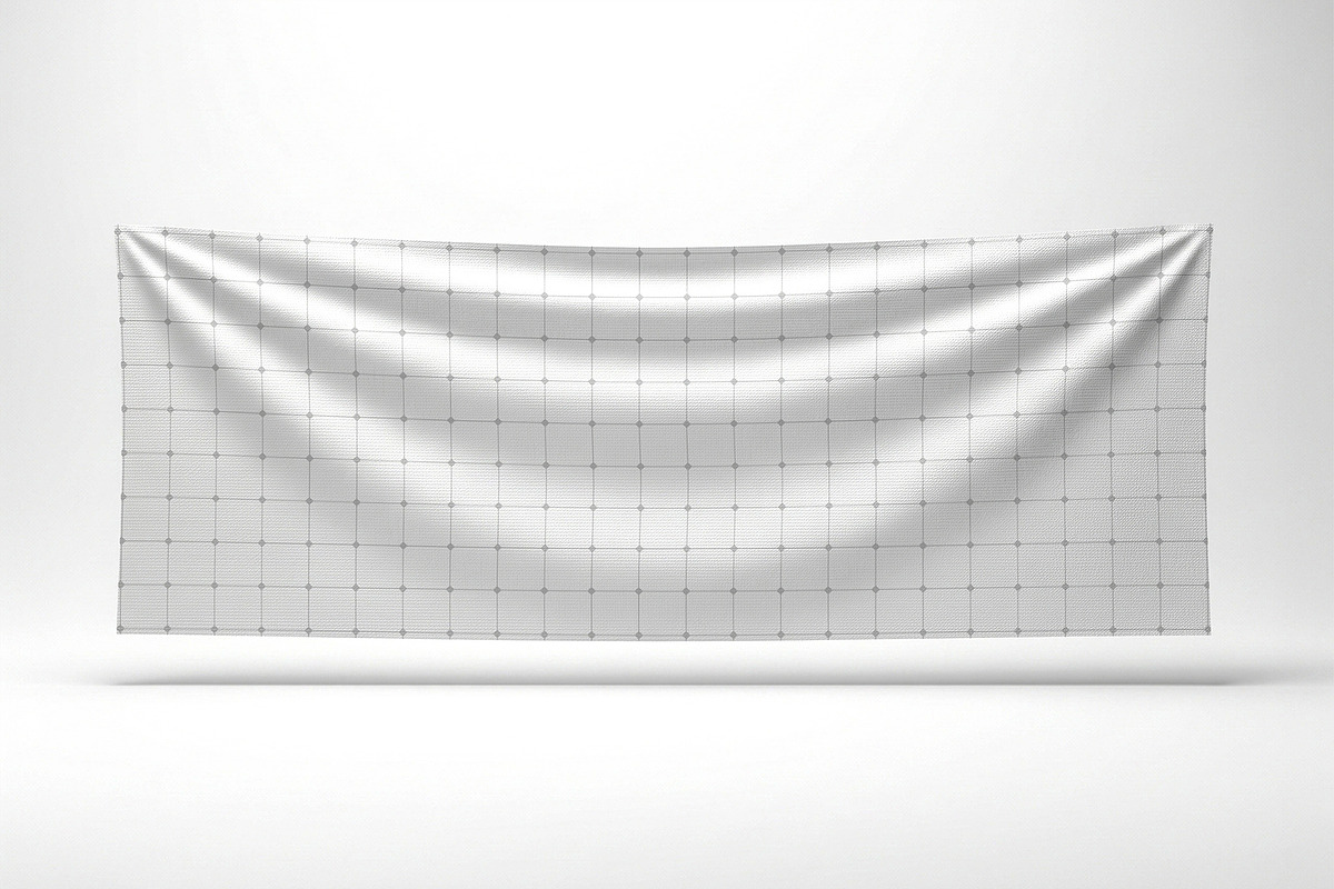 Realistic Banner Mockup, an Advertising Mockup by PixelWink (Photo 2 of 2)