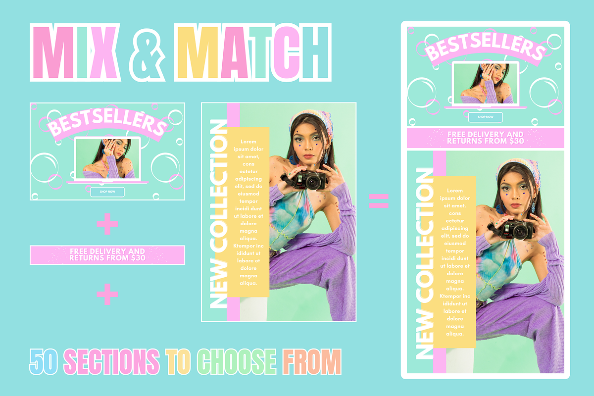 Rainbow Email Templates, an Email Template by SunshineStudioBoutique (Photo 4 of 9)