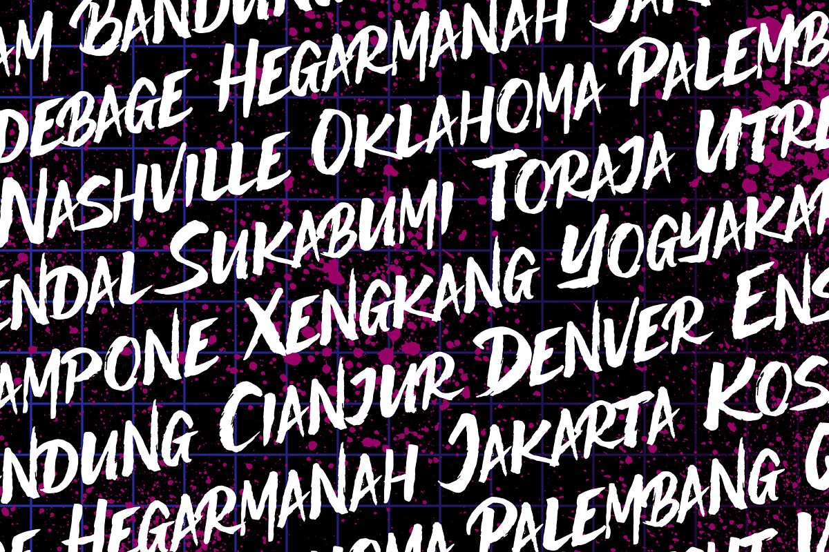 Streaker Freaker - Brush Font, a Handwritten Font by Variatype (Photo 6 of 6)
