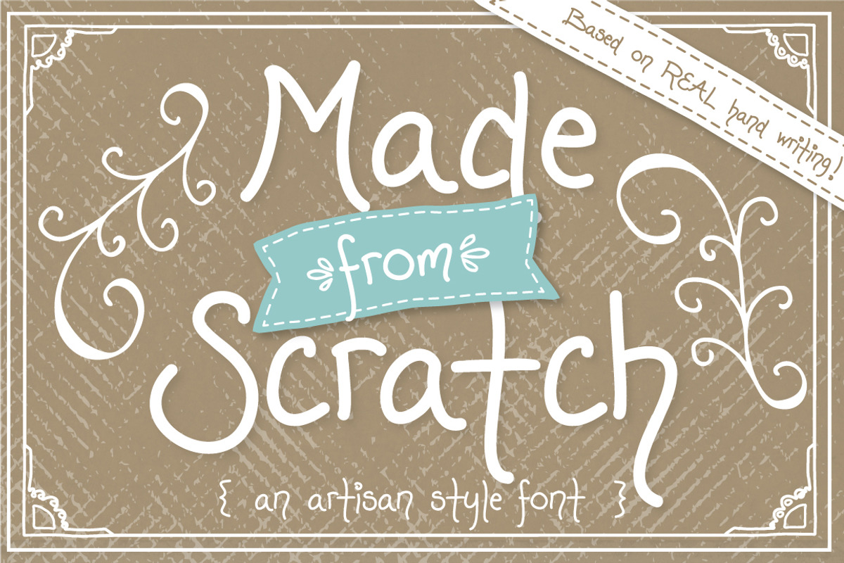 Made from Scratch - Font