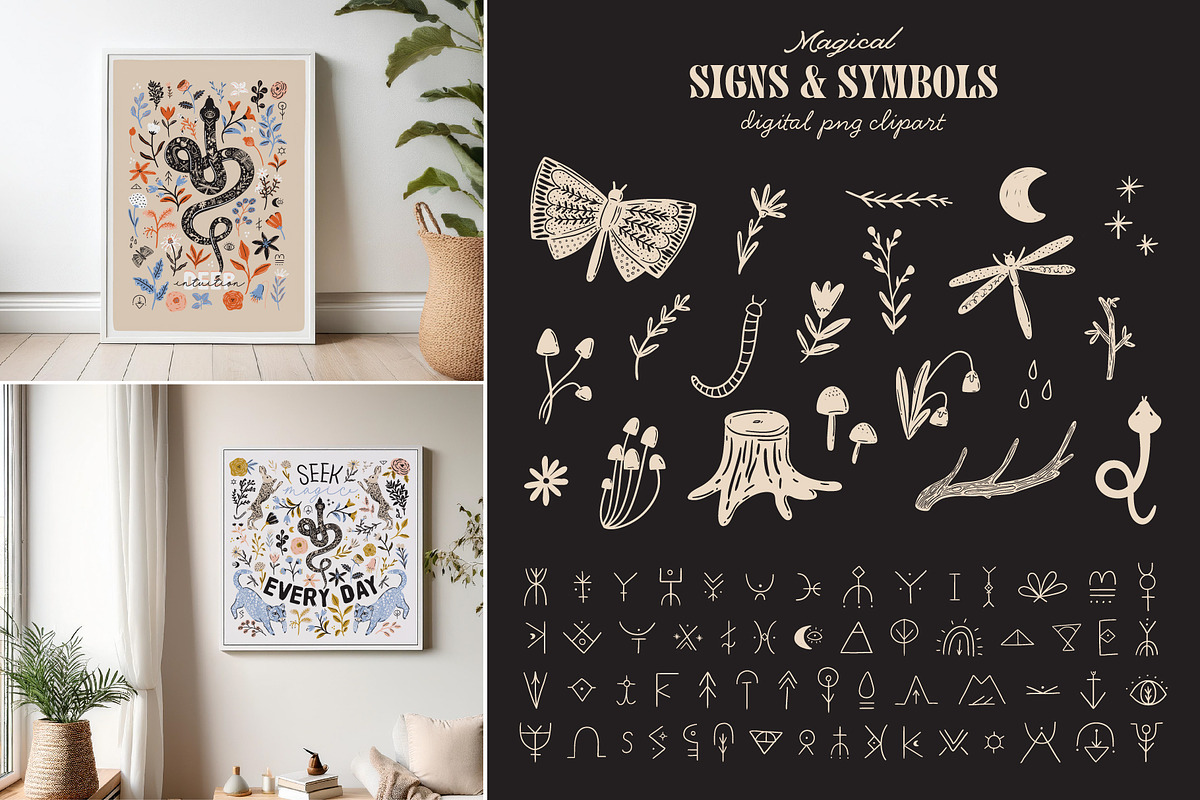 Botany & Halloween mystery BUNDLE, a Decorative Illustration by Ruslana Lubenets (Photo 44 of 47)