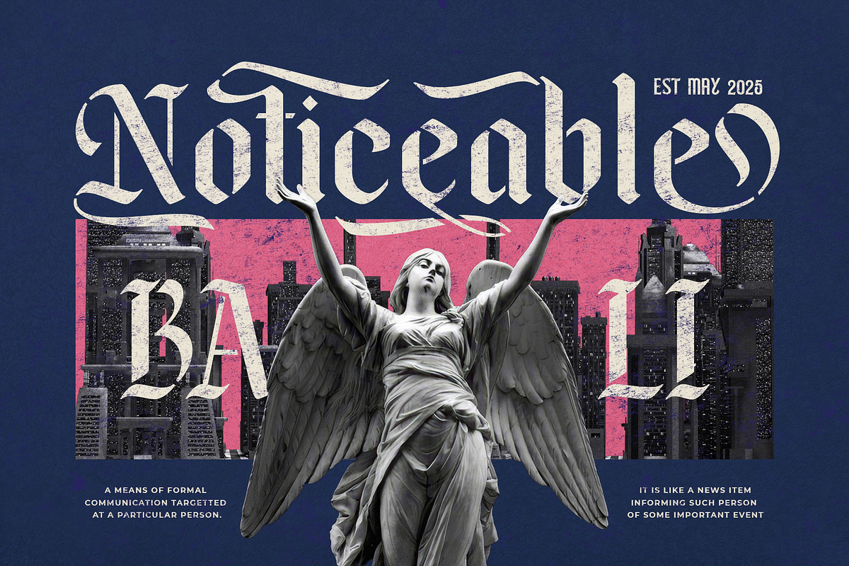 Black Deamond Typeface, a Blackletter Font by alit design (Photo 9 of 17)