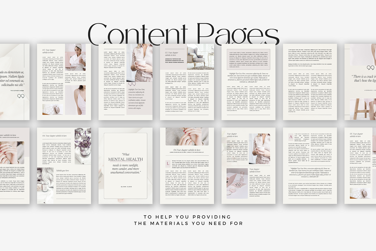 Canva Mental Health Ebook WorkBook M, a Marketing Template by Lovely Confetti (Photo 5 of 8)