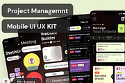 Project Management Mobile App, an UI Kit Template by Muhammad_Ahmad (Thumbnail 3 of 6)
