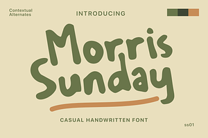 Morris Sunday-Handwritten Quote Font