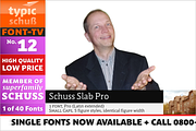 SchussSlabPro No.12 (1 Font), a Slab Serif Font by typic schuss (Thumbnail 2 of 7)