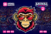 Animal Mascot Logo Illustration 4, an Illustration by Riswan Ratta (Thumbnail 1 of 3)