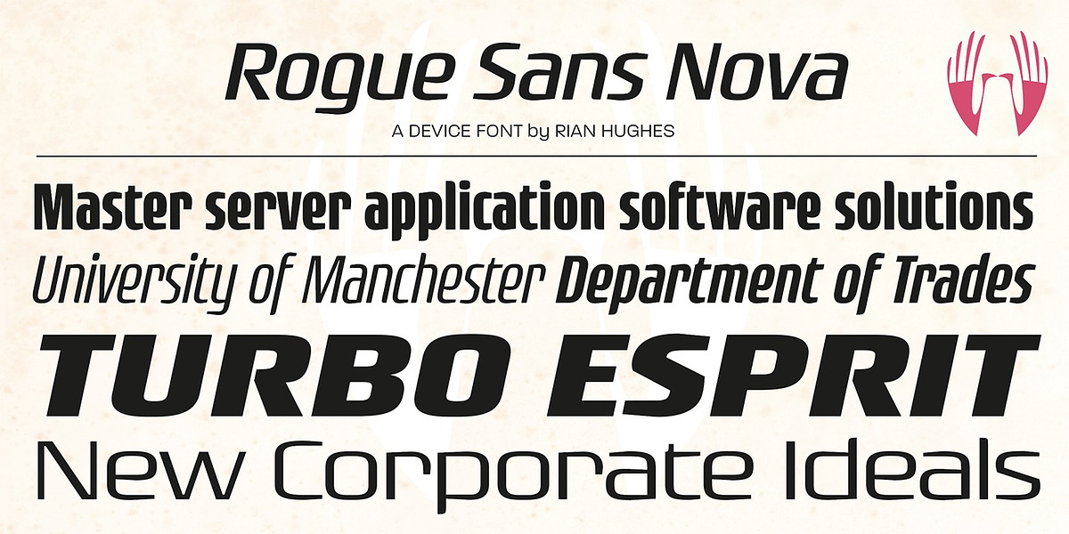 Rogue Sans Nova, a Sans Serif Font by Device (Photo 4 of 5)