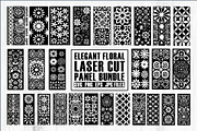 Elegant Floral Laser Cut Panel Bund, an Object Graphic by Creativeshirt (Thumbnail 1 of 10)