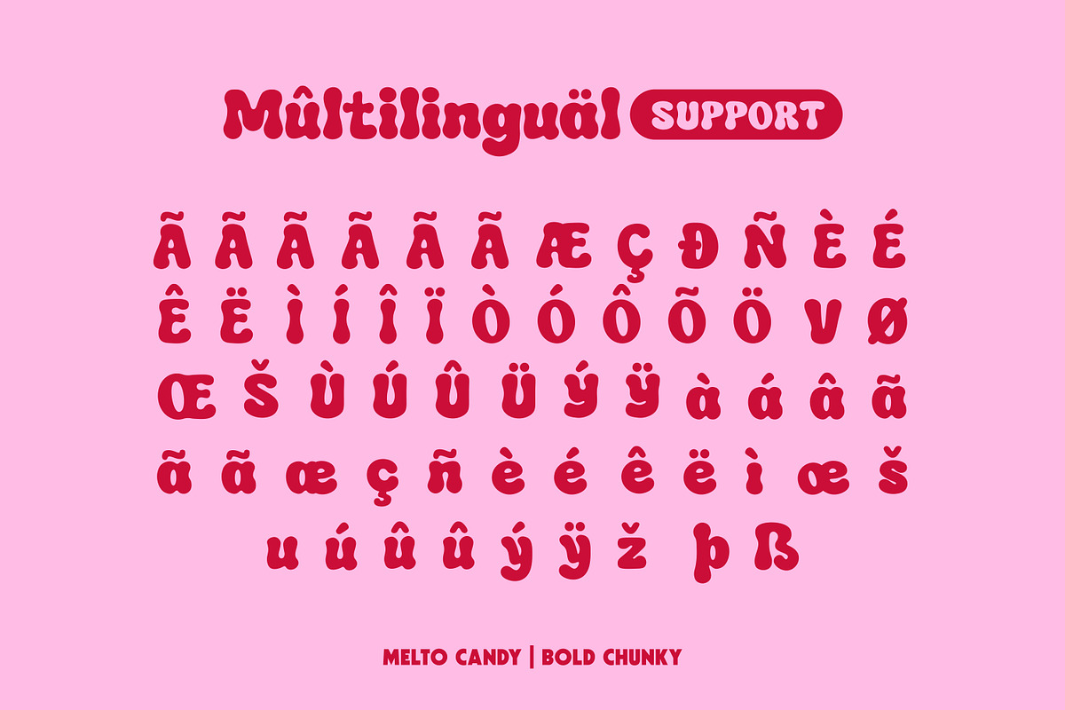 Melto Candy - Bold Display Font, a Font by Studio Moara (Photo 8 of 13)