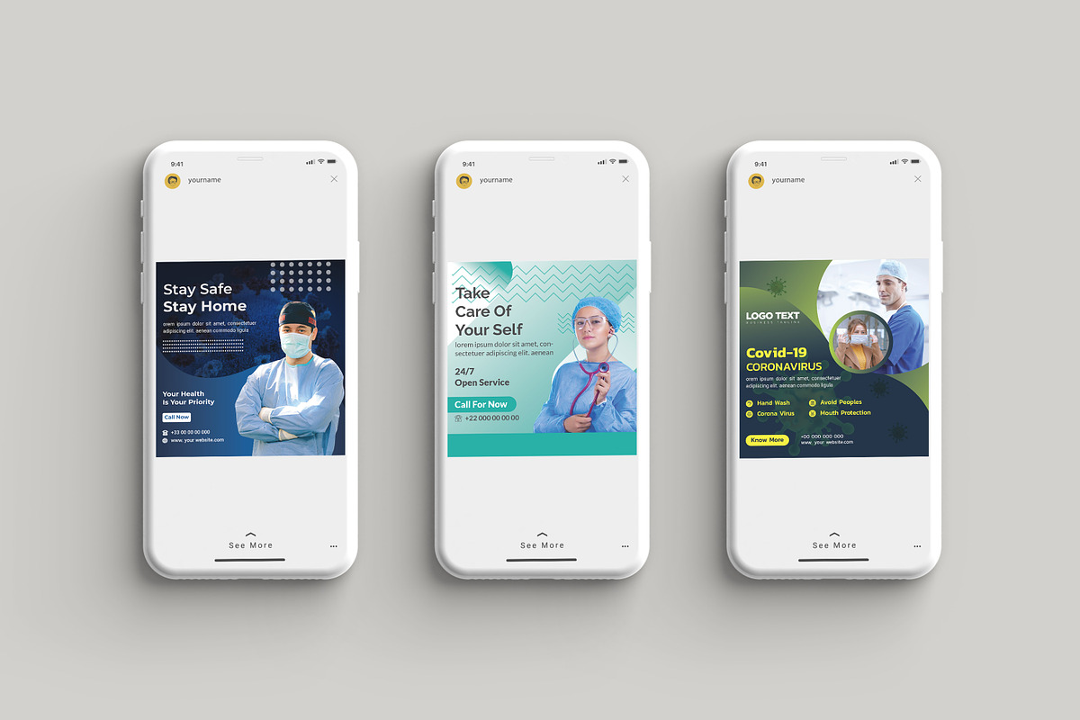Social media Bundle posts templates, a Social Media Template by MRI STUDIO (Photo 6 of 8)