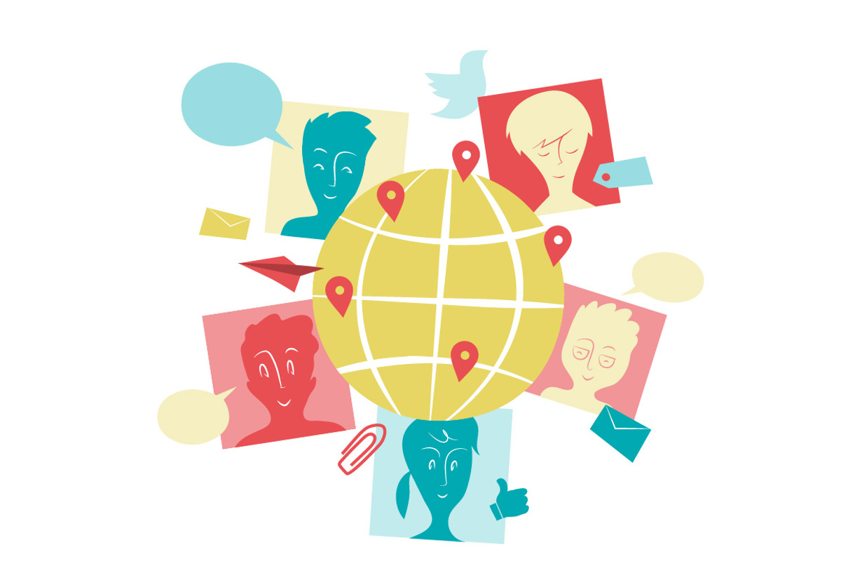 Social Network Collection, a Person Illustration by Hurcastock! (Photo 5 of 6)