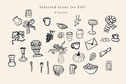 Hand Drawn Cosy Fall Line Art Icons, an Object Graphic by Laras Wonderland (Thumbnail 4 of 10)