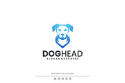 Modern Gradient Dog Head Logo Design, a Branding & Logo Template by Artnivora.Std (Thumbnail 1 of 4)