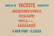 VACOSTE | Modern Vintage Font, a Sans Serif Font by Illousa (Thumbnail 10 of 10)