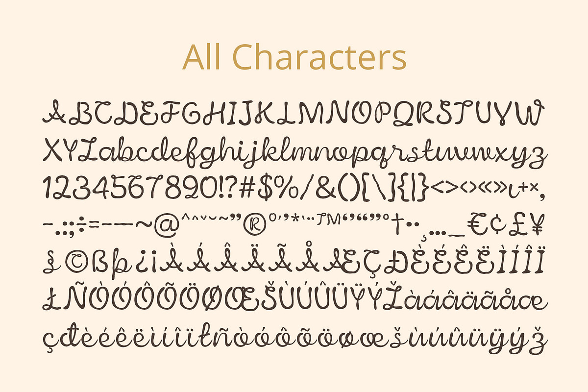 CS Admire – Script Font, a Script Font by Craft Supply Co. (Photo 8 of 8)