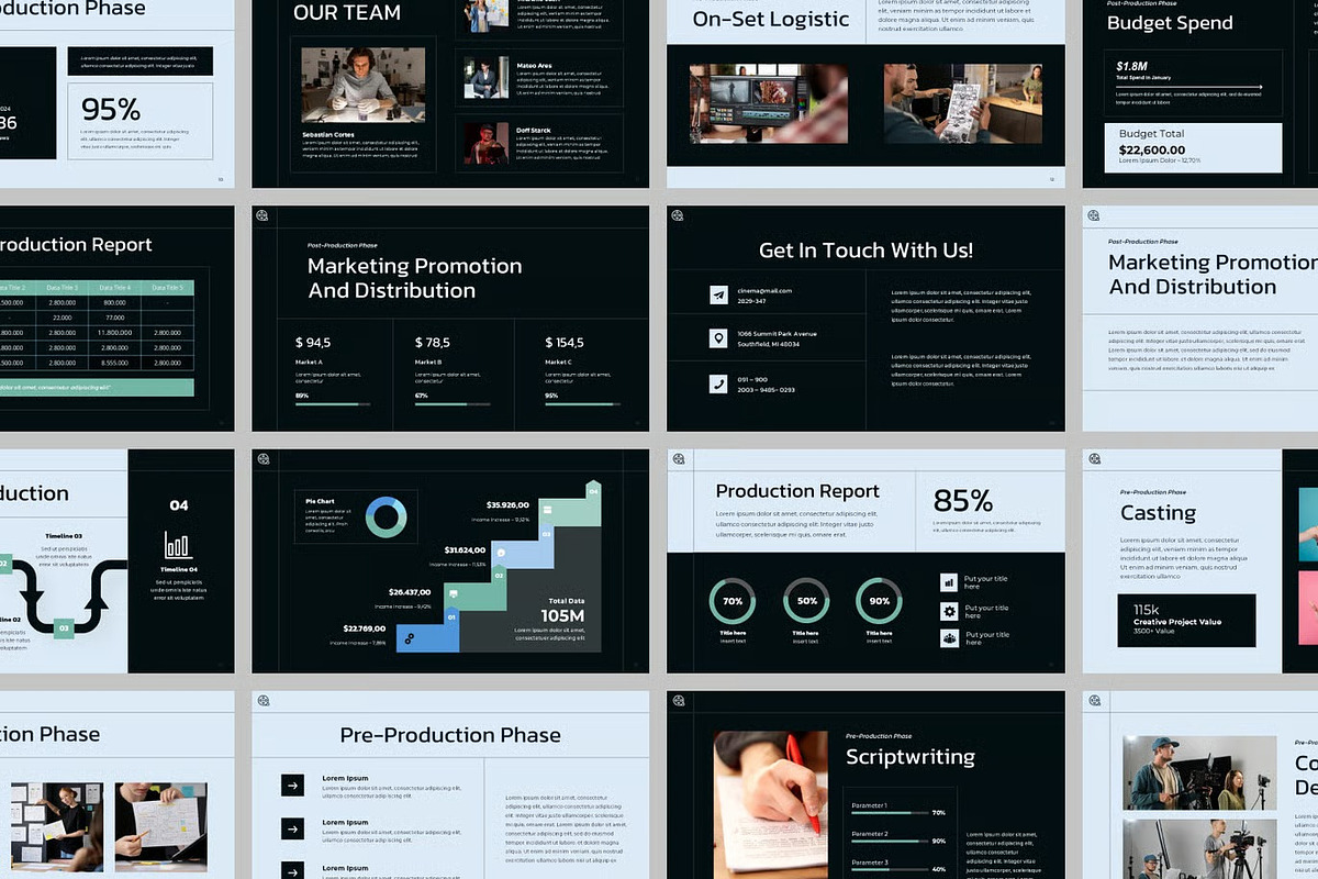 Movie Cinema Keynote, a Presentation Template by Fit-tee (Photo 2 of 2)