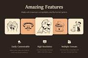 Animated Pet Icon Art Set, an Outline Icon by Vectors Market (Thumbnail 2 of 4)