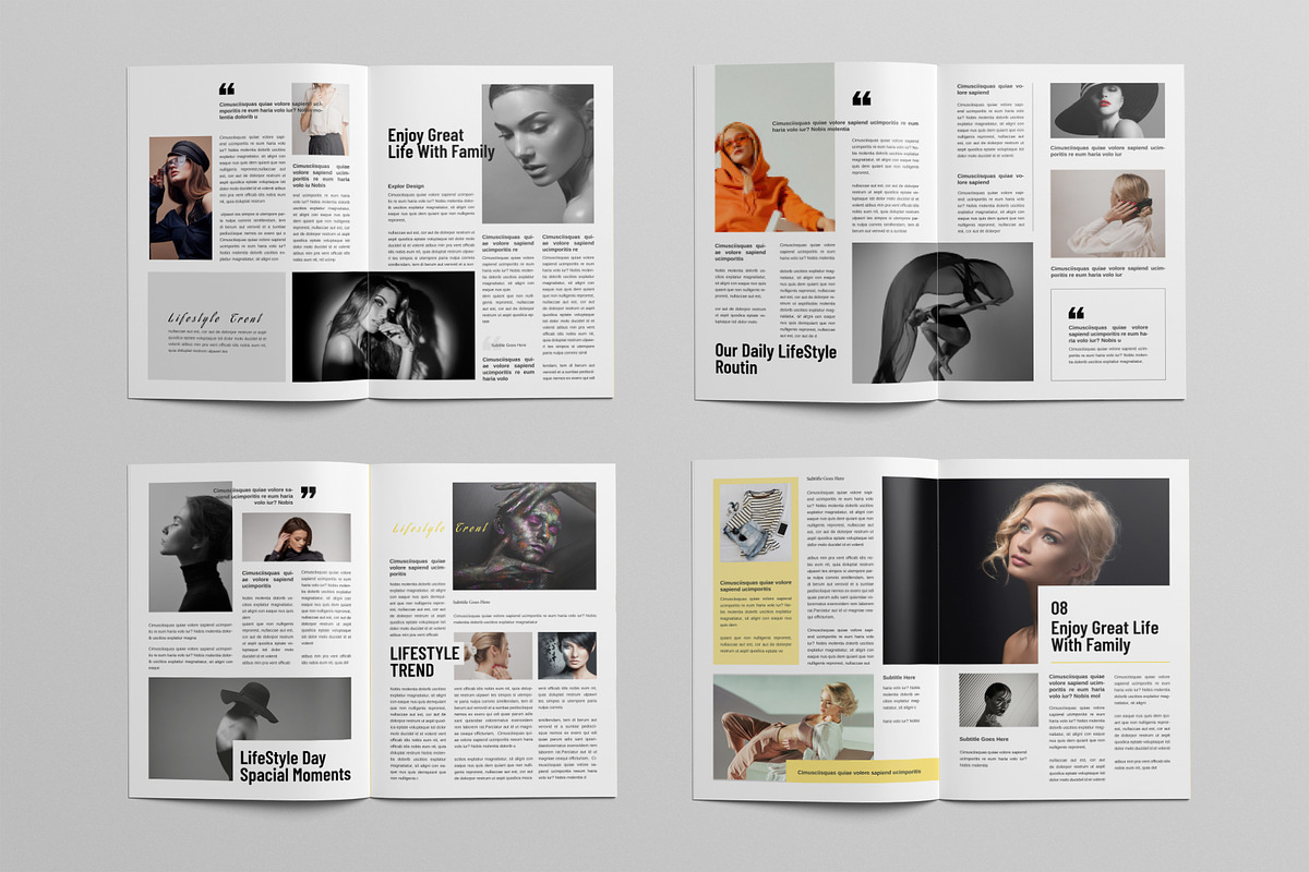 Lifestyle Trend Magazine, a Magazine Template by KreateTribe (Photo 6 of 7)